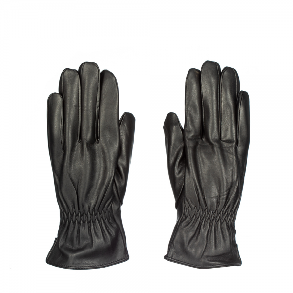 Мъжки ръкавици Iden черен цвят, 3 - Kalapod.bg